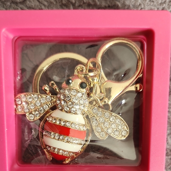 Coach Cream Wristlet with Floral and Ladybug Design - Picture 8 of 9